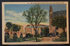 San Antonio, TX - New Alamo Park, Adjoining the Alamo - 1939