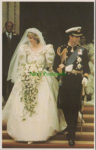 Royalty Postcard-Royal Wedding 1981, Princess Diana & Prince Charles Ref.RS30362