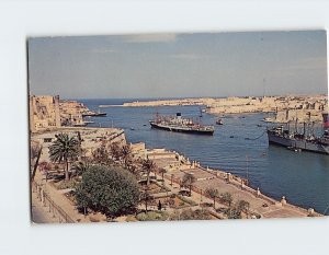 Postcard The Grand Harbour Malta