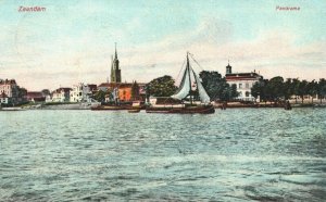 Netherlands Zaandam Panorama Vintage Postcard 04.06