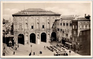 Parma Palazzo Municipale Town Hall Building Italy Real Photo RPPC Postcard