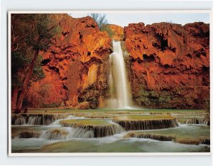 Postcard The Emerald Waters Of Havasu Falls, Grand Canyon National Park, Arizona