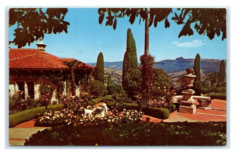 Postcard Hearst San Simeon CA - Snowy Carrara/Marble Carvings M18