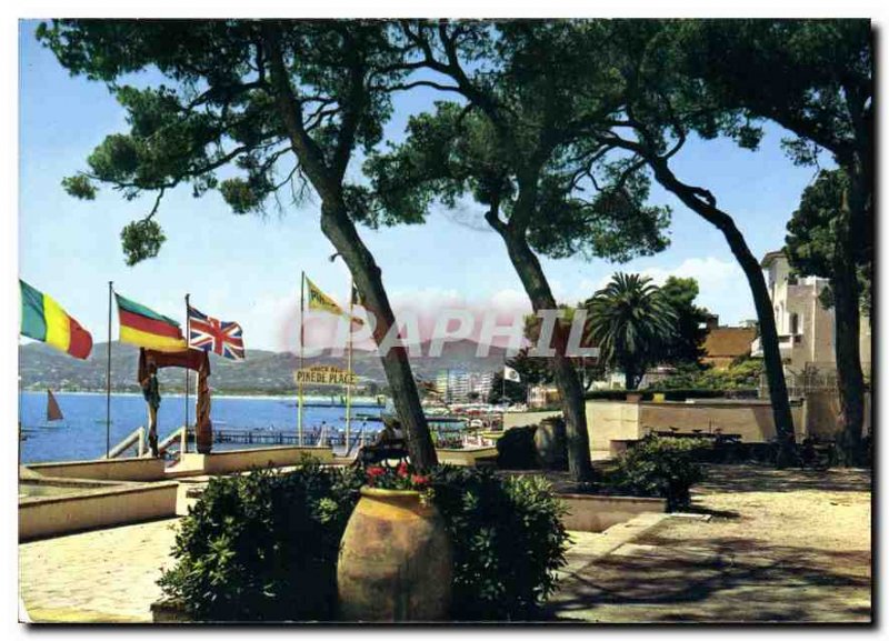 Old Postcard the French Riviera Juan les Pins la Pinede Snack Bar