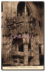 Old Postcard Brou Church Mausoleum of Marguerite d & # 39Autriche