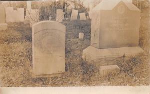 E57/ Nelson New York RPPC Postcard Thomas Lewis Jones Graves c1910 Cemetery