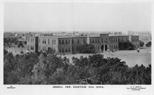 US5362 general view khartoum war office  real photo sudan africa