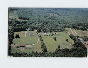 Postcard Aerial view of the Berkshires Eastover Lenox Massachusetts USA