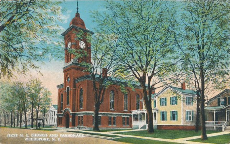 Methodist Church and Parsonage - Weedsport NY, New York - DB