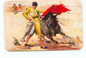 Matador Thrusting Chest Pass Bullfighting