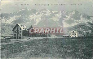 Old Postcard The Dauphine Lautaret Hotels and Massif Combeynot