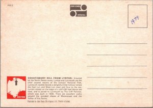 Devon Postcard - Countisbury Hill, From Lynton  SW10355