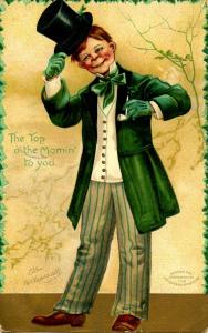 Greeting - St. Patrick's Day  -  Artist Signed: Ellen Clapsaddle