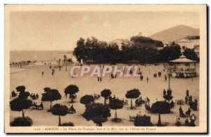 Corsica - Corsica - Ajaccio - Diamond Place - facing the sea - Old Postcard