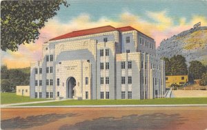 H18/ Raton New Mexico Postcard Linen 1952 Colfax County Court House