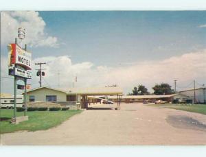 Unused Pre-1980 OLD CARS & RAINBOW MOTEL Hastings Nebraska NE u3242