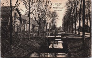 Netherlands Groeten Uit Heerhugowaard Middenweg Vintage Postcard C119