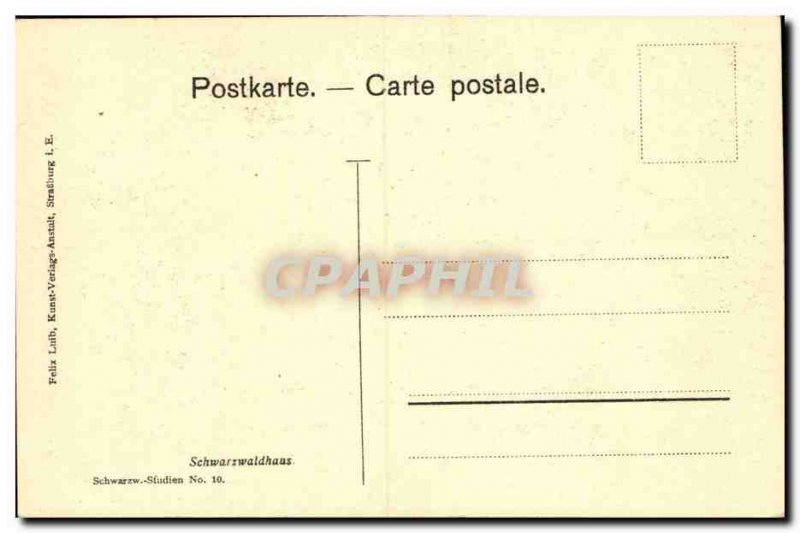 Old Postcard Schwarzwaldhaus