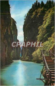 Postcard Modern Aareschlucht bei Meiringen