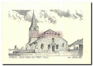 Postcard Moderne Saint Ouen Church Parey