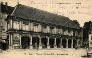 CPA La Haute-SAONE-Illustrée - GRAY - Place de l'Hotel-de-Ville (452390)