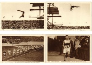 SPORT OLYMPIQUES OLYMPIC GAMES 1928  AMSTERDAM 29 CPA