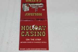Holiday Casino Las Vegas Nevada 20 Strike Matchbook Cover