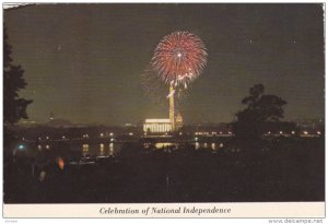 Celebration of National Independence, Fireworks, Washington D.C., United Stat...