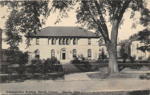 Oberlin Ohio 1948 Postcard Administration Building Oberlin College