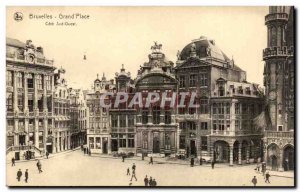 Old Postcard Brussels Grand Place