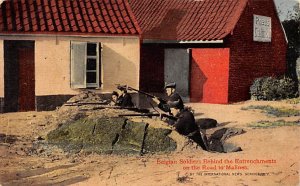 Belgian Soldiers Behind the Entrenchments On the Road to Malines Foreign Mili...