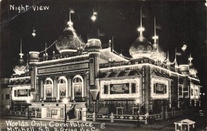 Mitchel South Dakota Wold's Only Corn Palace,  Real Photo Postcard