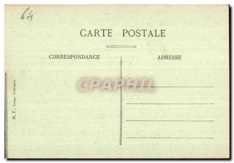 Old Postcard Salies de Bearn Hotel Bellevue