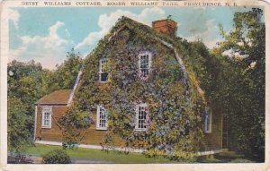 Rhode Island Providence Betsy Williams Cottage Roger Williams Park 1929