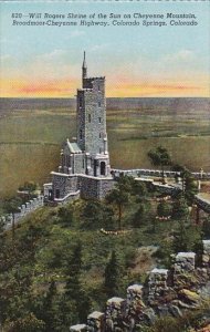 Colorado Springs Will Rogers Shrine Of The Sun On Cheyenne Mountain