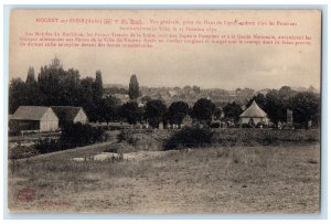 c1910 General View From The Top Of Ligny Nogent Sur Seine France Postcard