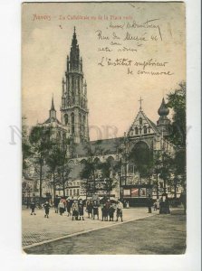 3138312 Belgium ANTWERP Cathedral La Cathedrale vu de la Place