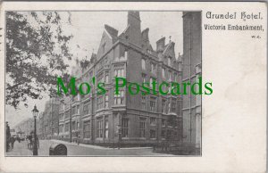 London Postcard - Arundel Hotel, Victoria Embankment SW8989