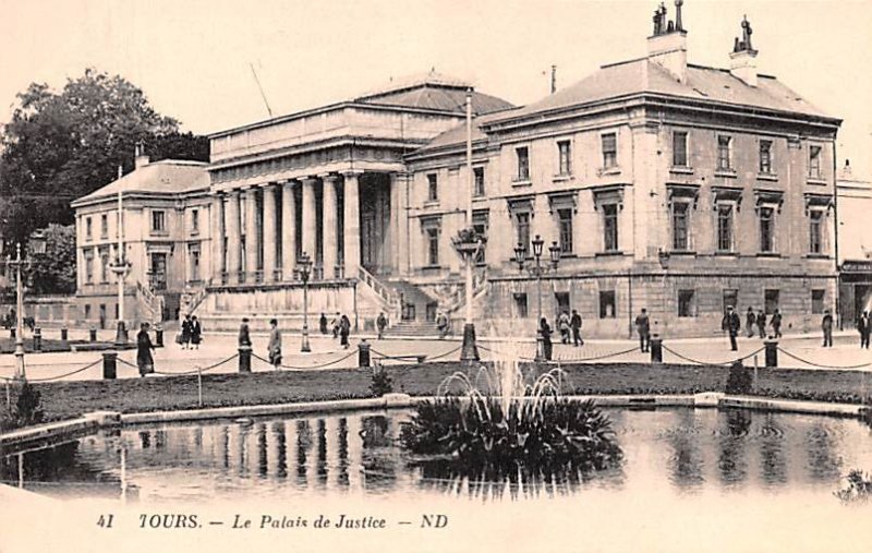 Le Palais de Justice Tours France Unused 