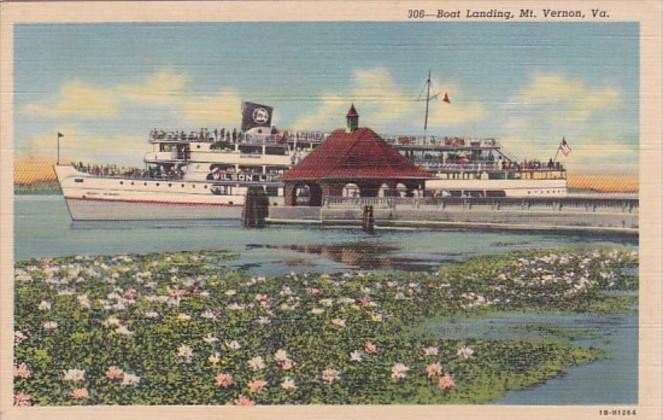 Virginia Mount Vernon Boat Landing Curteich