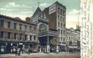 Newark Theatre, Market Street Newark, NJ, USA 1910 stains on corners
