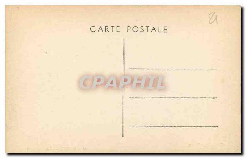 Old Postcard Semur Lake Bridge