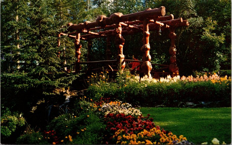 Banff National Park Canada Cascade Rock Gardens Postcard unused 1960s