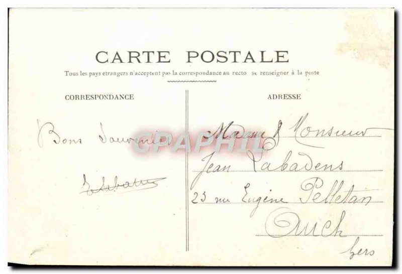 Postcard Old Lauzerte Vue Generale