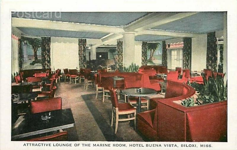 MS, Biloxi, Mississippi, Hotel Buena Vista, Lounge, Gulfport Printing BX51