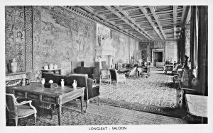 WILTSHIRE ENGLAND~LONGLEAT SALOON~PHOTO POSTCARD