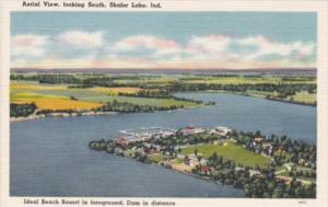 Indiana Shafer Lake Aerial View Looking South