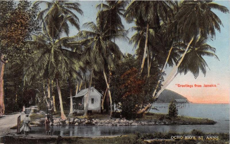 ST ANNS JAMAICA OCHO RIOS~DUPERLY & SON PUBLISHED POSTCARD c1910s