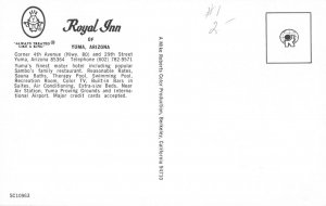 Postcard Royal Inn Yuma Arizona