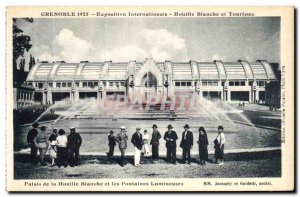 Old Postcard Grenoble International Exhibition and Hydroelectric Power Touris...